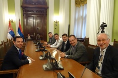 13 April 2016 Deputy Speaker Marinkovic and the PEUS delegation